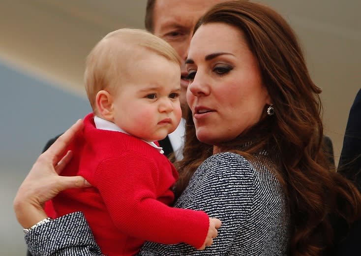 Tiny Prince George has big impact on royal family