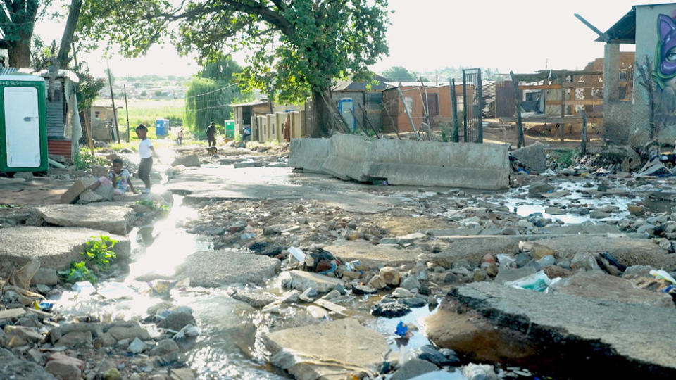 A street scene in Kliptown, South Africa – 2024