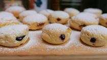 <p>Pączki, also known as a Polish doughnut, are typically eaten on <a href="https://www.thedailymeal.com/cook/louisiana-cajun-creole-mardi-gras-recipes/slide-5?referrer=yahoo&category=beauty_food&include_utm=1&utm_medium=referral&utm_source=yahoo&utm_campaign=feed" rel="nofollow noopener" target="_blank" data-ylk="slk:Fat Tuesday;elm:context_link;itc:0;sec:content-canvas" class="link ">Fat Tuesday</a> in the U.S., especially in cities with large Polish populations like Cleveland, Detroit, Chicago and Milwaukee. You can <a href="https://www.thedailymeal.com/best-recipes/polish-donuts?referrer=yahoo&category=beauty_food&include_utm=1&utm_medium=referral&utm_source=yahoo&utm_campaign=feed" rel="nofollow noopener" target="_blank" data-ylk="slk:make these from scratch;elm:context_link;itc:0;sec:content-canvas" class="link ">make these from scratch</a> or take a shortcut and use your air fryer for baking them.</p> <p><a href="https://www.thedailymeal.com/recipes/air-fryer-polish-p-czki-recipe?referrer=yahoo&category=beauty_food&include_utm=1&utm_medium=referral&utm_source=yahoo&utm_campaign=feed" rel="nofollow noopener" target="_blank" data-ylk="slk:For the Air Fryer Polish Pączki recipe, click here.;elm:context_link;itc:0;sec:content-canvas" class="link ">For the Air Fryer Polish Pączki recipe, click here.</a></p>