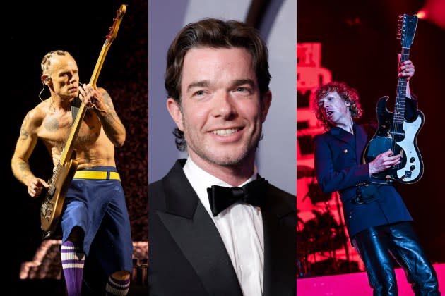 Flea, John Mulaney, Beck. - Credit: Barry Brecheisen/WireImage; Emma McIntyre/WireImage; Marc Grimwade/WireImage