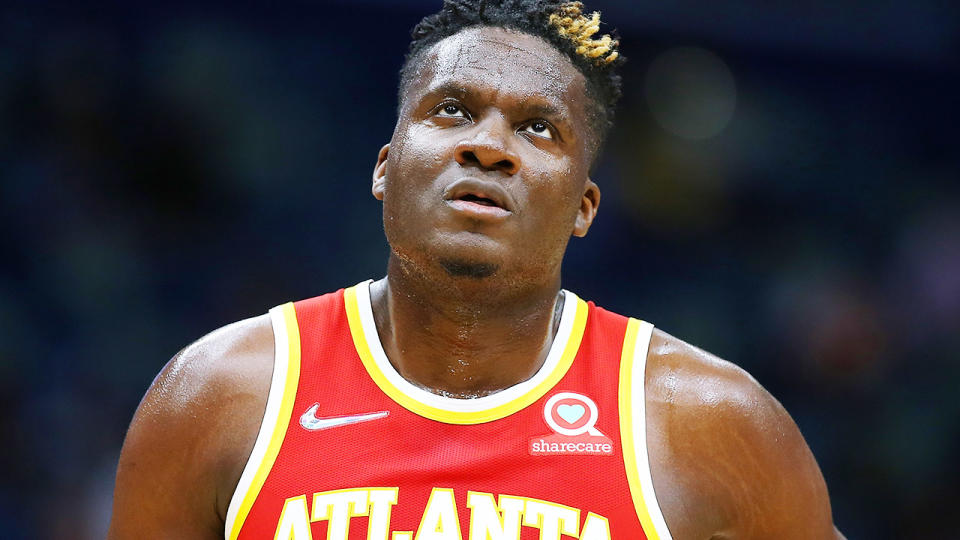 Clint Capela, pictured here in action for the Atlanta Hawks in the NBA.