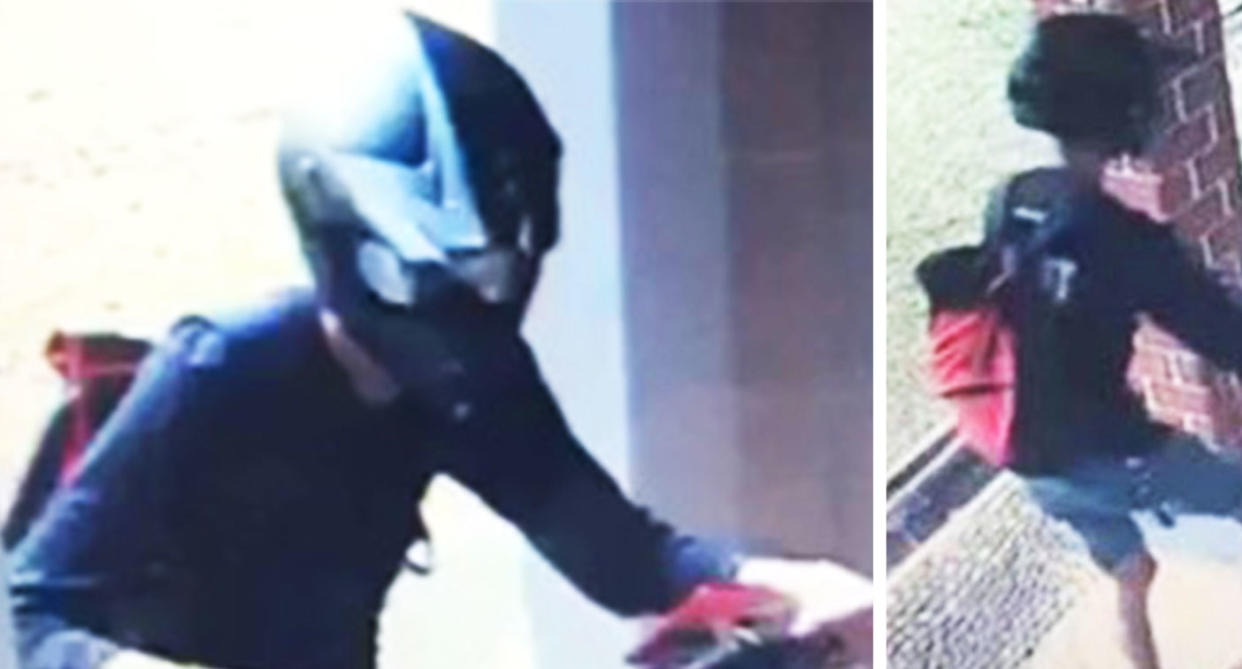 Police are seeking the e-scooter rider involved in a hit-and-run case in Ang Mo Kio. (Photos: Singapore Police Force)