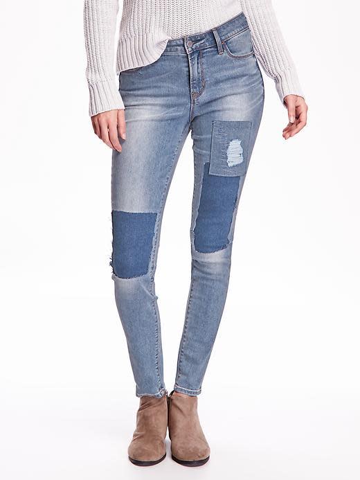 <p>Old Navy Patchwork Jeans, $39.94, <a href="http://oldnavy.gap.com/browse/product.do?cid=85732&vid=1&pid=815203002" rel="nofollow noopener" target="_blank" data-ylk="slk:oldnavy.com;elm:context_link;itc:0;sec:content-canvas" class="link ">oldnavy.com</a><br><br></p>