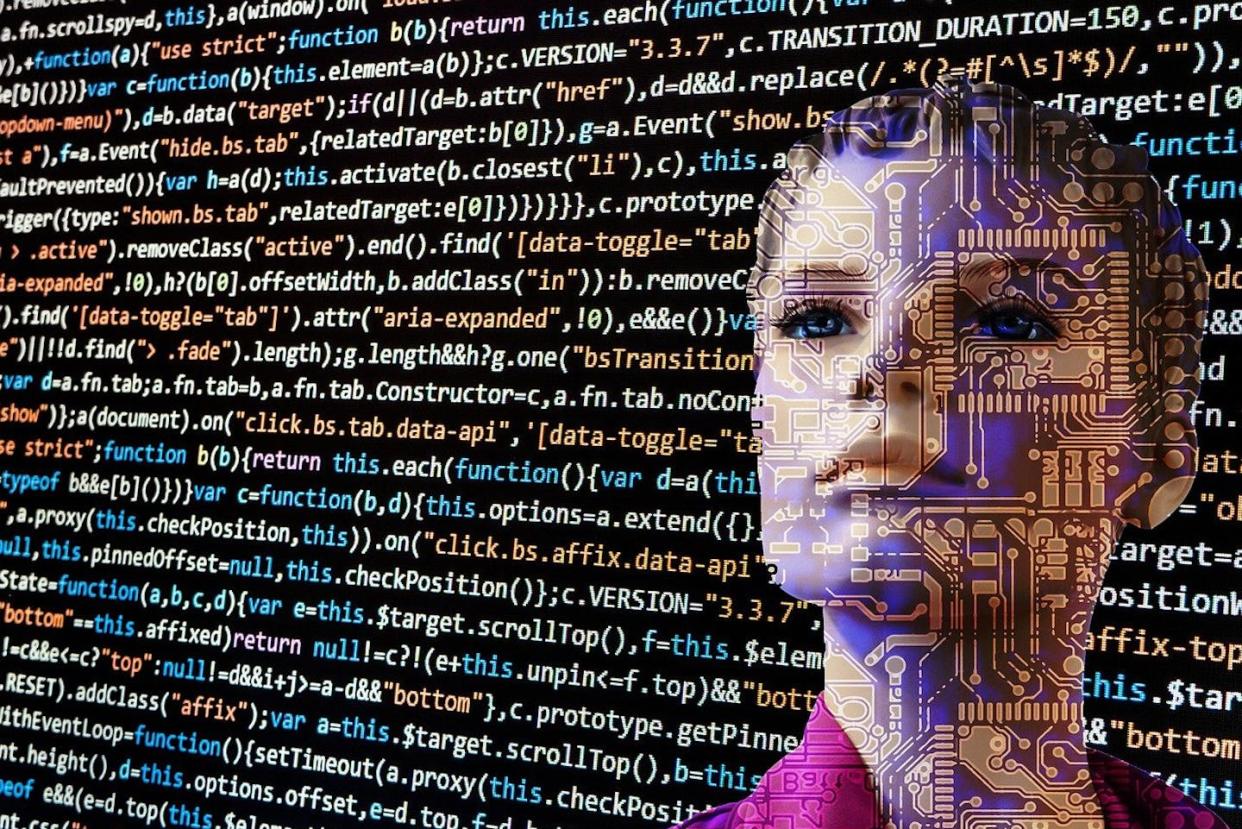 Les applications de l'IA sont partout, et introduisent de nouveaux risques, jusqu'à la manipulation des comportements. Comment contrôler ses usages? <a href="https://pixabay.com/fr/photos/intelligence-artificielle-robot-ia-2167835/" rel="nofollow noopener" target="_blank" data-ylk="slk:Pixabay;elm:context_link;itc:0;sec:content-canvas" class="link ">Pixabay</a>, <a href="http://creativecommons.org/licenses/by/4.0/" rel="nofollow noopener" target="_blank" data-ylk="slk:CC BY;elm:context_link;itc:0;sec:content-canvas" class="link ">CC BY</a>