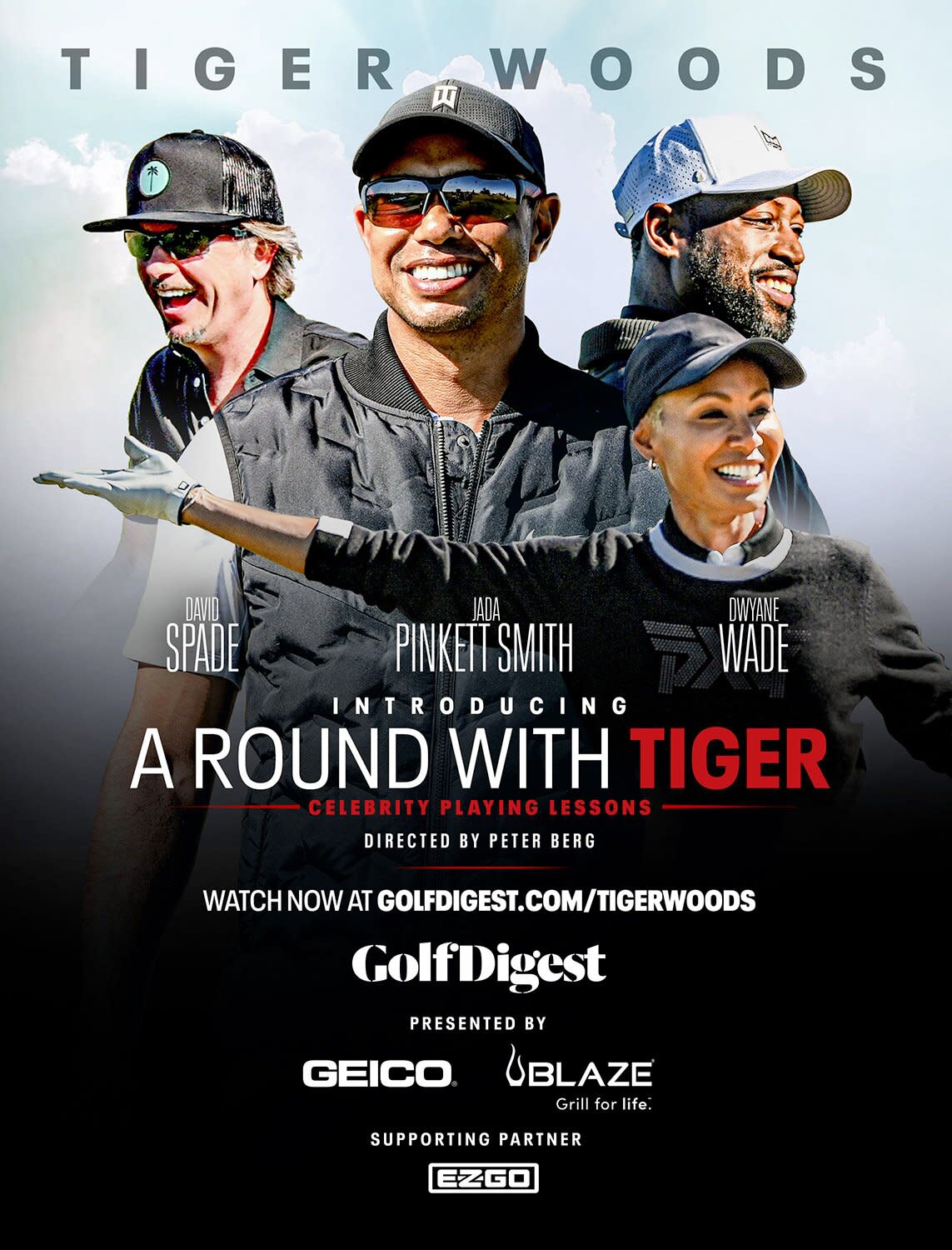 a round with tiger