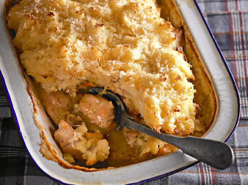 A scrumptious chicken pot pie with yummy vegetables will warm you up from the inside out. <br><br>Click here for <span>chicken pot pie recipe</span>