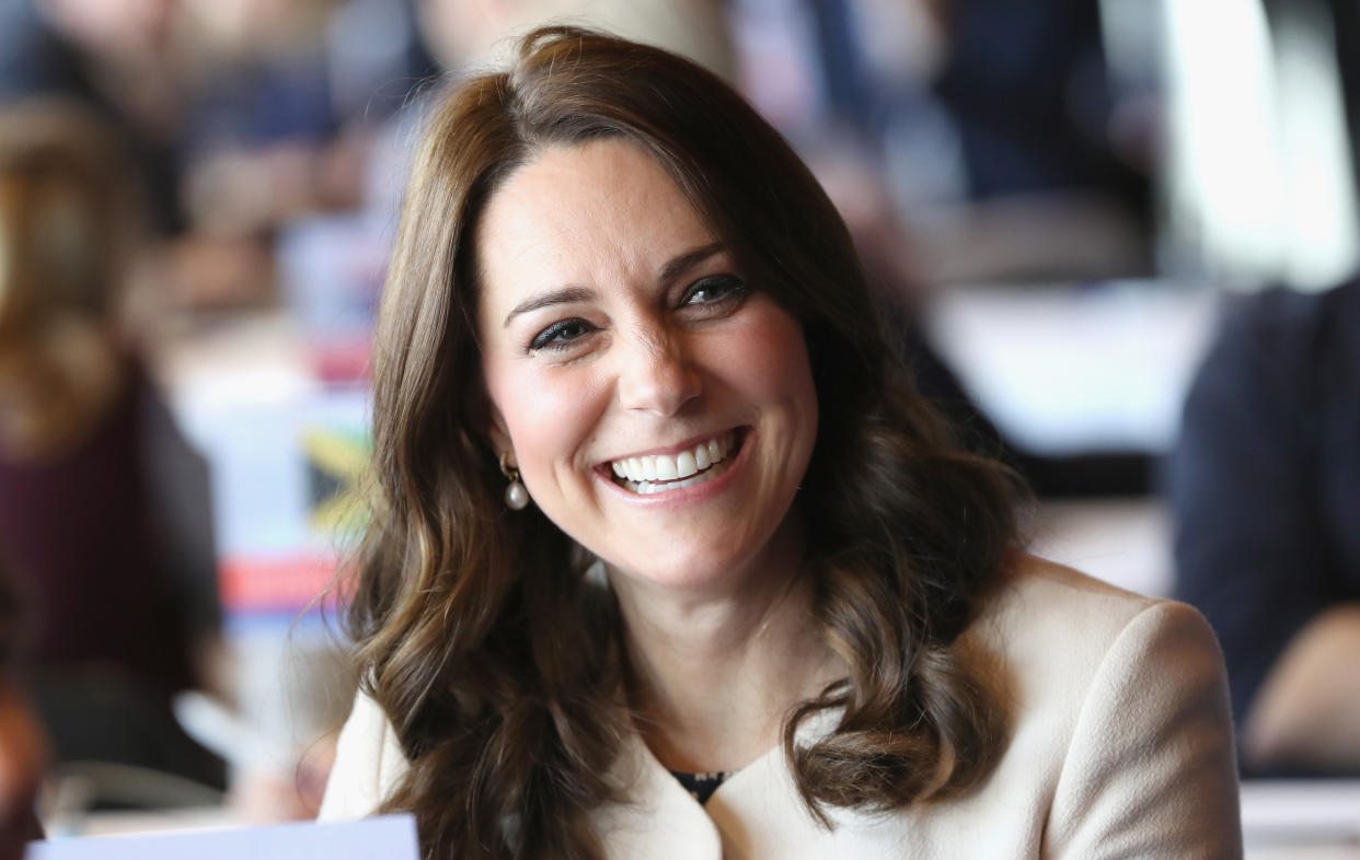 The Duchess of Cambridge made her final public appearance this morning before heading on maternity leave [Chris Jackson/ PA]