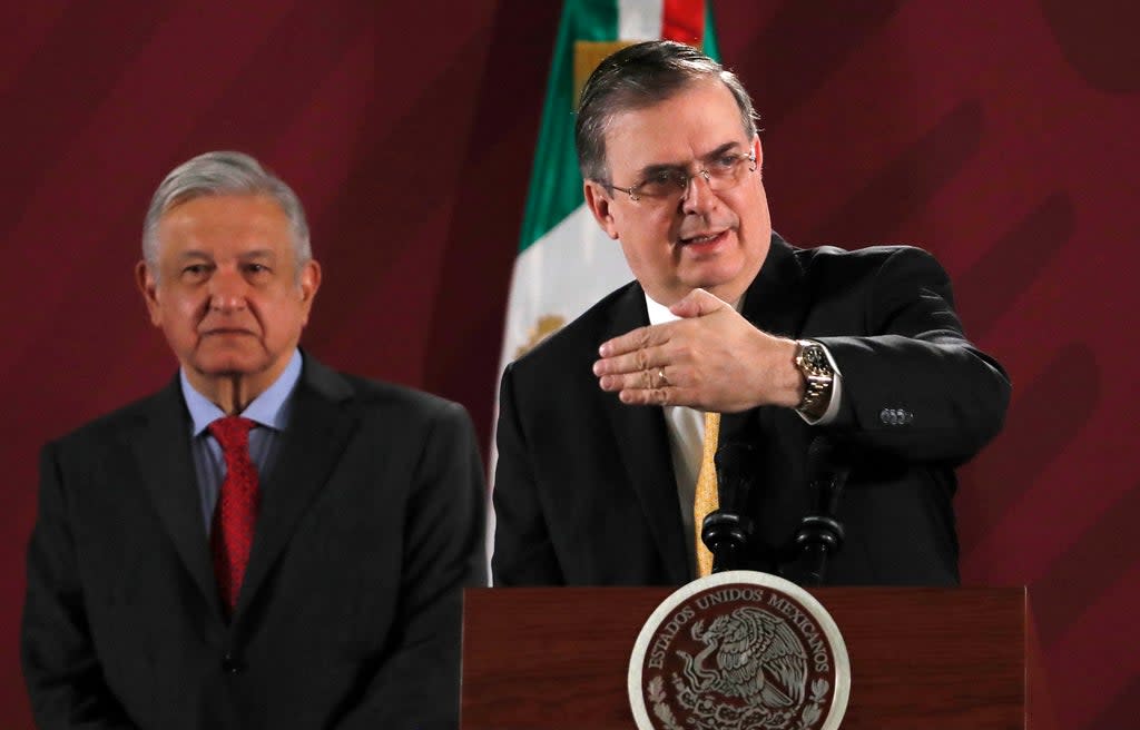 Mexico Diplomacy (Copyright 2019 The Associated Press. All rights reserved.)