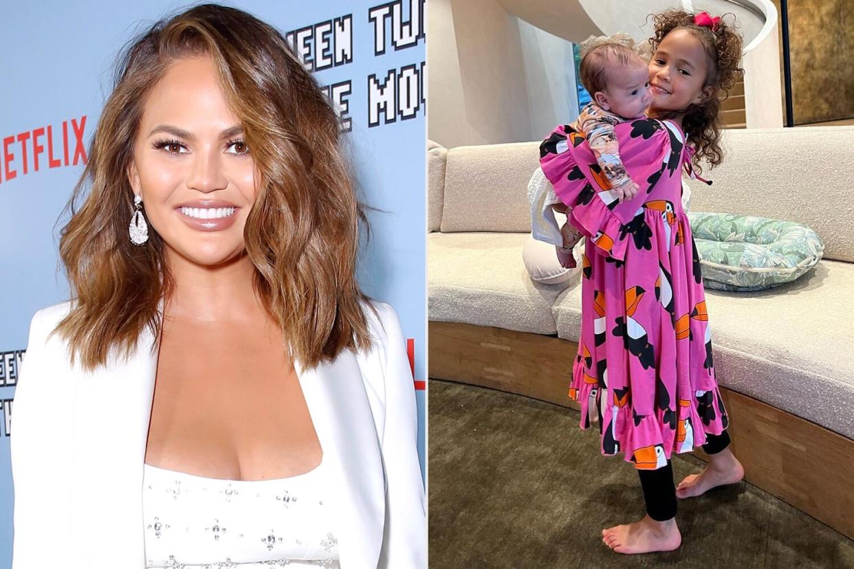 Chrissy Teigen, Luna and Esti