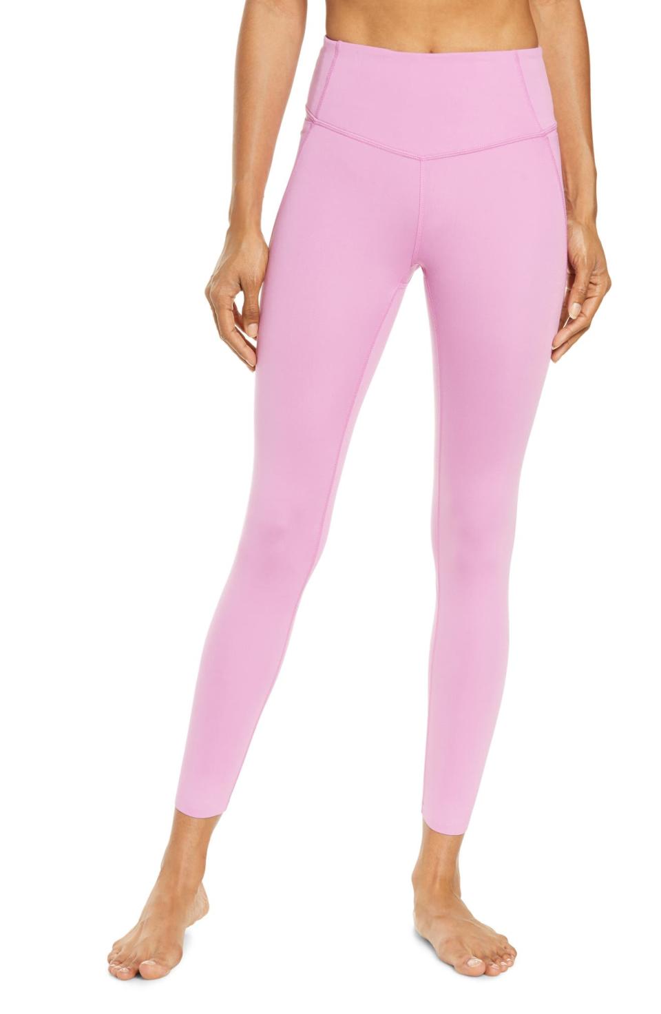 Zella High Waist Studio Lite Pocket 7/8 Leggings. Image via Nordstrom.