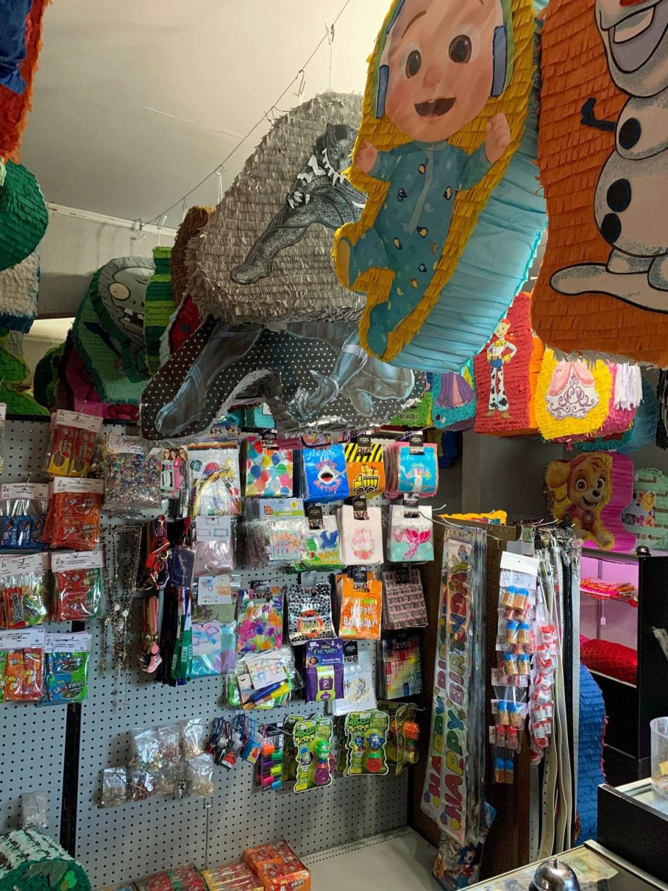 Piñatas and other party items are displayed at the Piñatas La Mexicana store in Huron. The business was started by Diana Vianey Pineda, a 30-year-old native of Guerrero, Mexico, who came to South Dakota in 2015 to work at the Dakota Provisions meat processing plant.