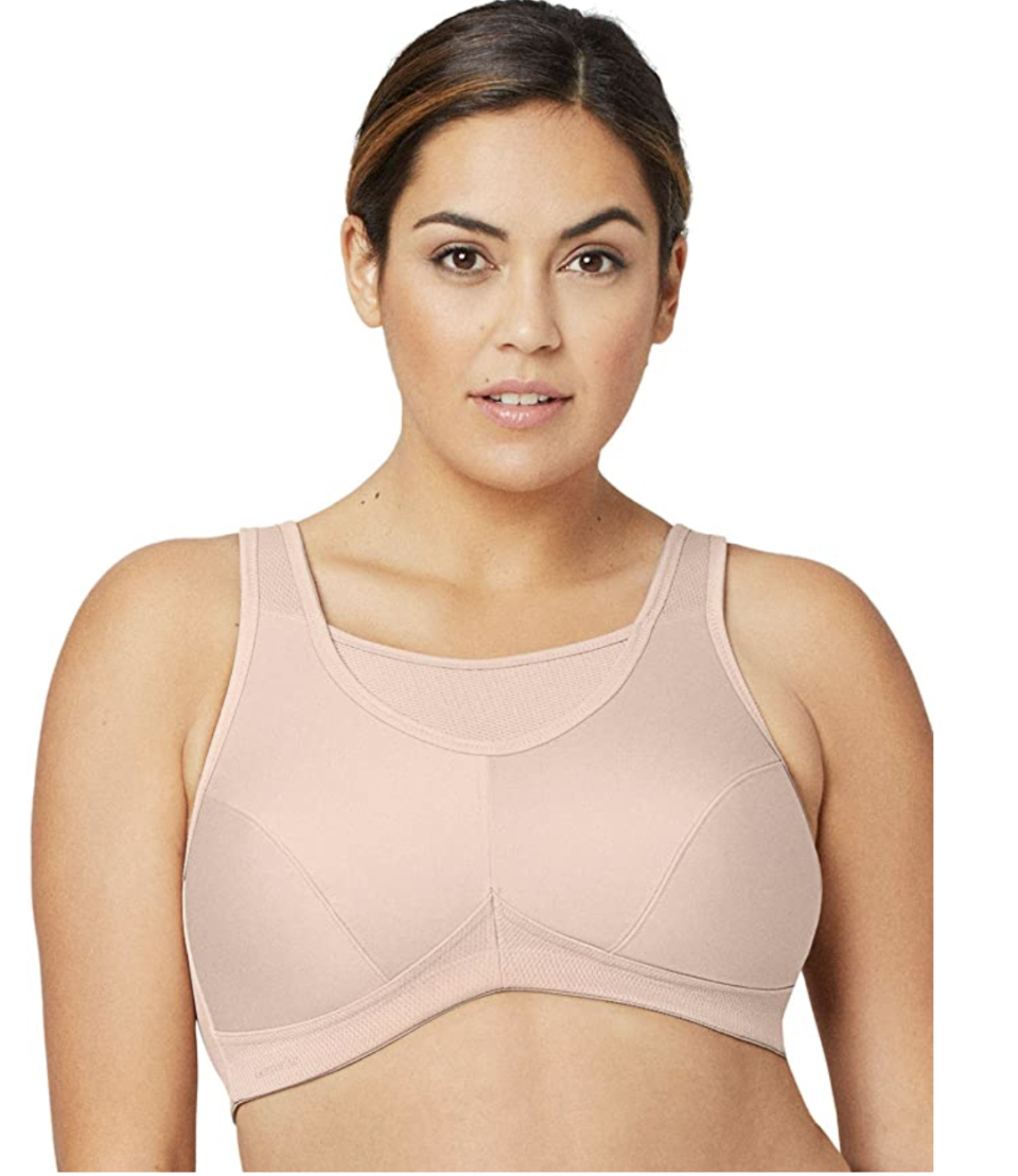 Glamorise Womens Full Figure No Bounce Sports Bra - Amazon. 