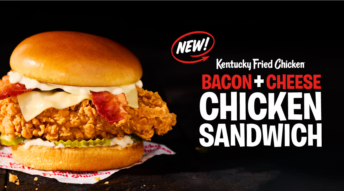 KFC's Bacon & Cheese Chicken Sandwich. (KFC)