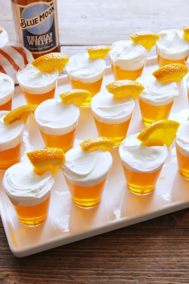 Blue Moon Jell-O Shots