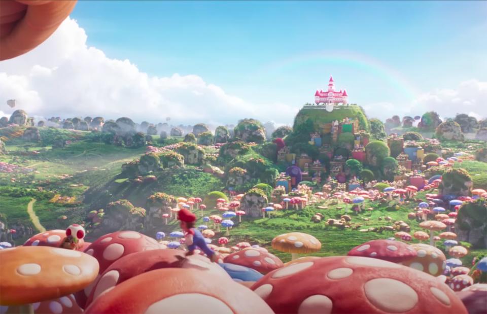 Still from Super Mario Bros Movie Trailer