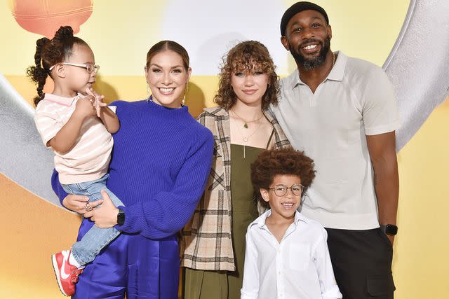 Rodin Eckenroth/WireImage From left: Zaia Boss, Allison Holker, Weslie Fowler, Maddox Laurel Boss, and Stephen "tWitch" Boss attend Illumination and Universal Pictures' "Minions: The Rise of Gru" Los Angeles premiere