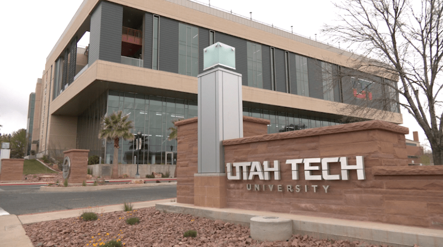 The campus of Utah Tech University. (Credit: Garrett James/KTVX)