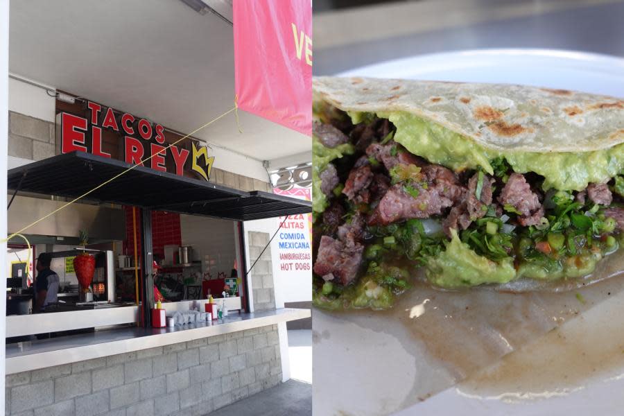 Taco “Chiludo” de “Tacos El Rey” en Tijuana es ideal para los amantes de lo picante