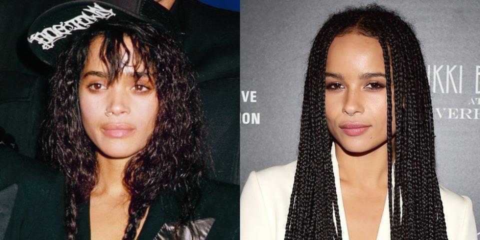 Lisa Bonet and Zoë Kravitz at 27