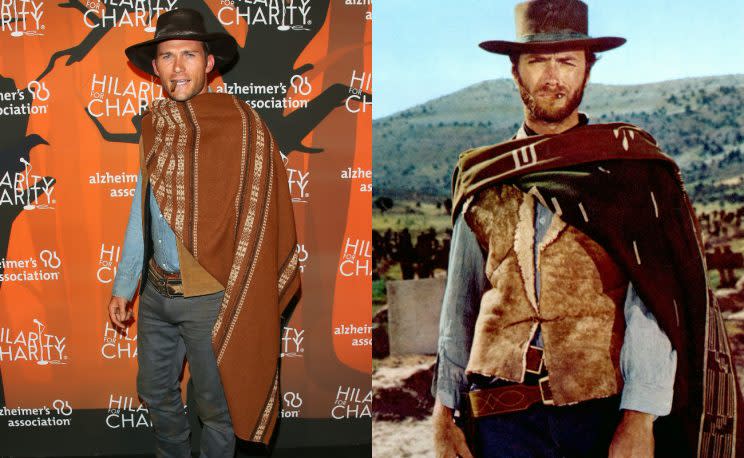 Eastwoods... Scott Eastwood looked the image of his dad Clint - Credit: Getty