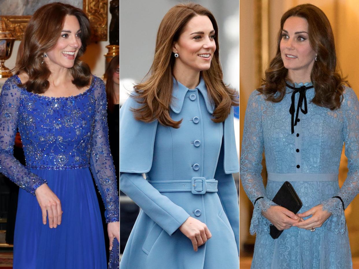 kate middleton blue looks