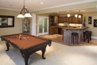 <p>Want your basement to be the party hub of your house? Install a full wet bar.</p>