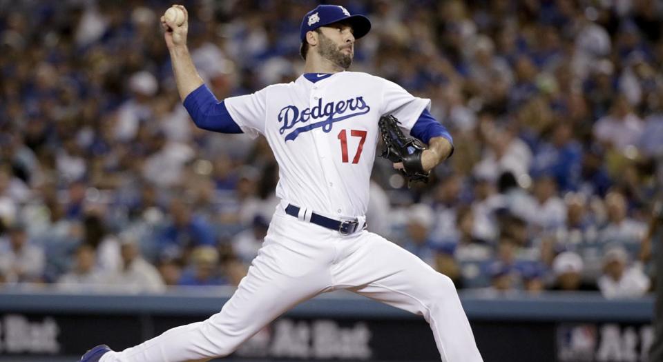 Brandon Morrow became a staple in the Los Angeles Dodgers bullpen in 2017. (Jae C. Hong/AP)