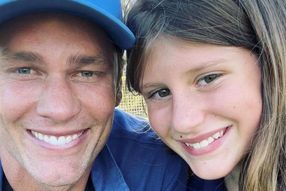 <p> Tom Brady/Instagram</p> Tom Brady with his daughter, Vivian, 11