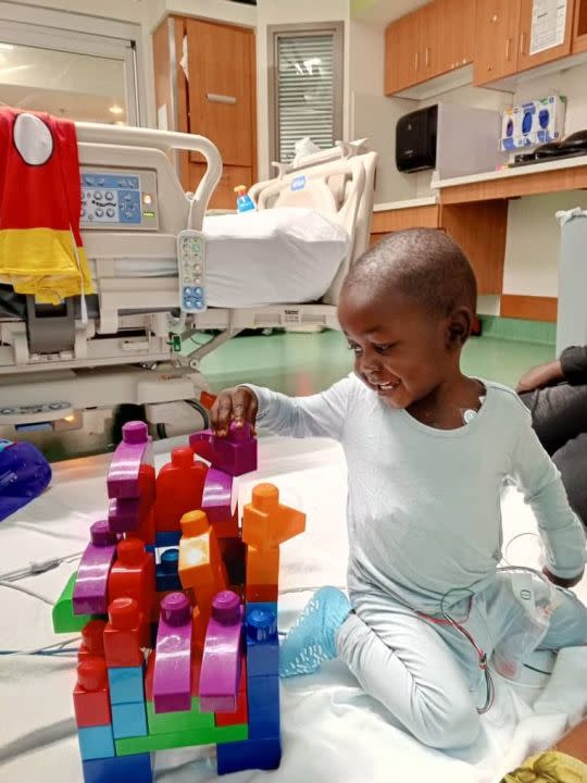 Austin pediatrician Dr. Lori Hines helped guide two-year-old open-heart patient Aaron from Uganda to Austin for heart surgery through the Austin nonprofit organization HeartGift Foundation. (Courtesy HeartGift Foundation)