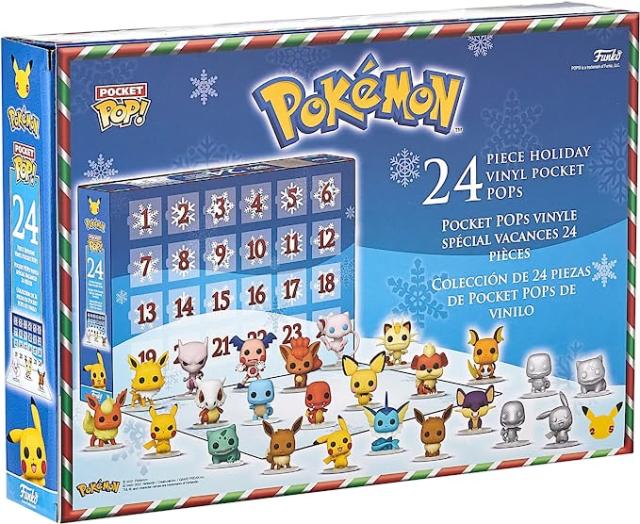 Pokemon 2021 Holiday Advent Calendar for Kids, 24 Gift Pieces