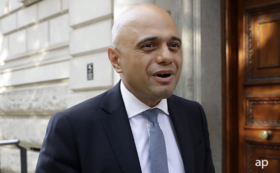 Chancellor Sajid Javid