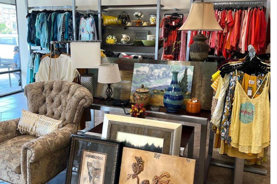 GW Boutique on South Blvd offers more high-end and professional wear than typical Goodwill stores. Kelly Ford