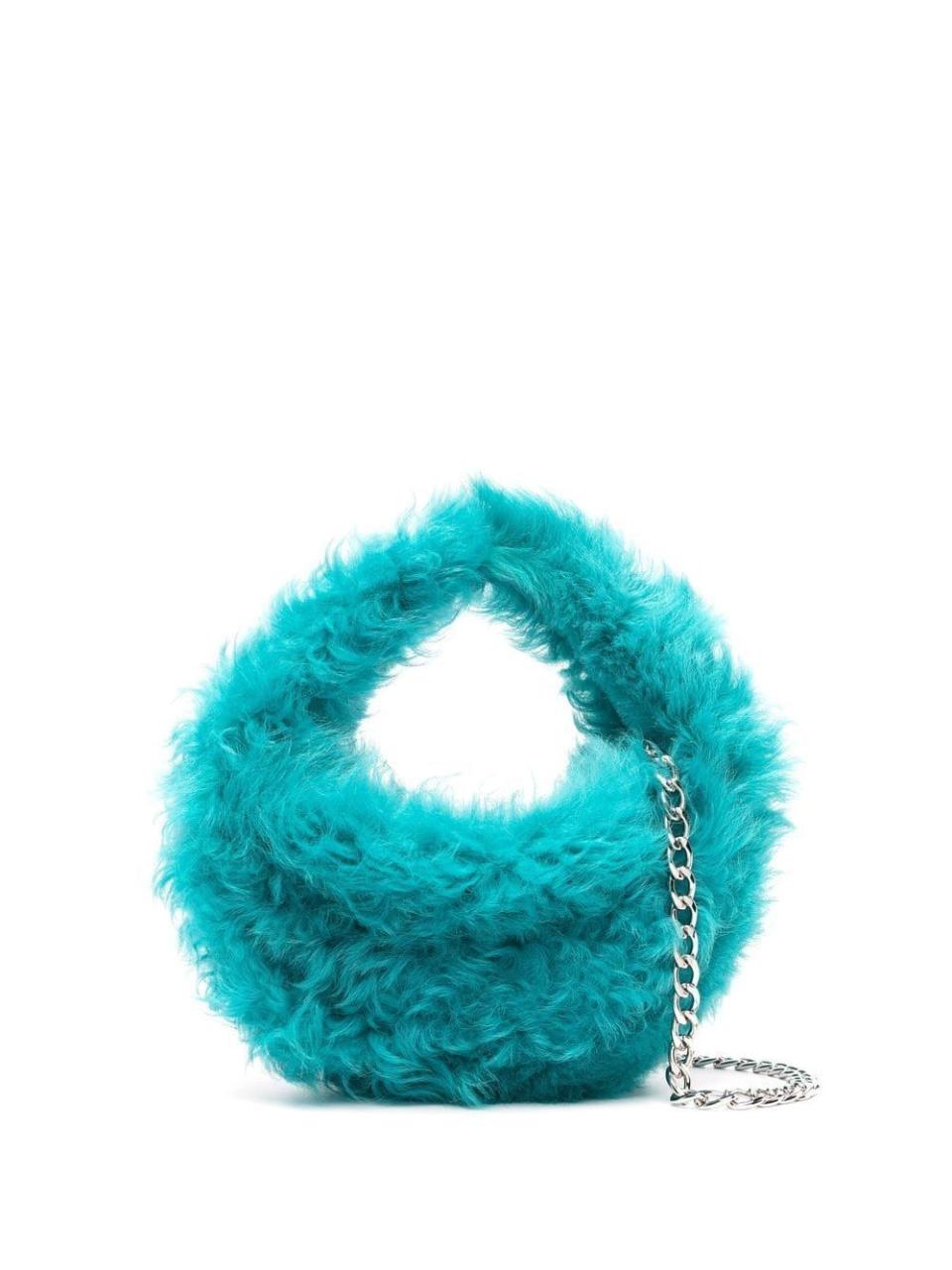 3) BY FAR Baby Cush faux-fur Shoulder Bag