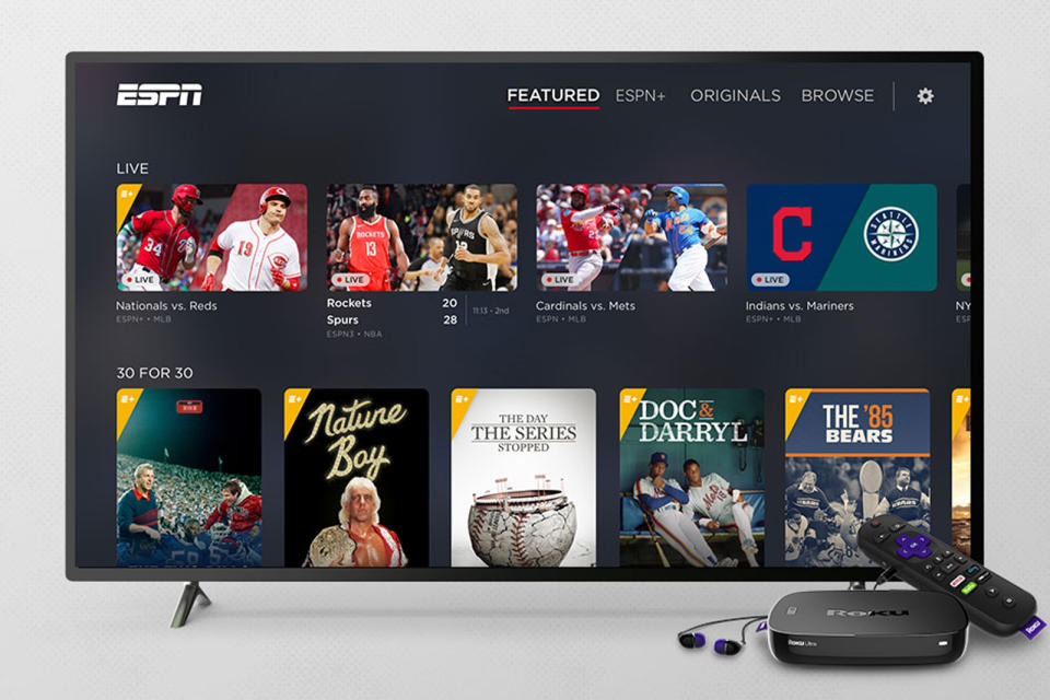 ESPN+ launched on seemingly every platform under the Sun except for one: Roku.