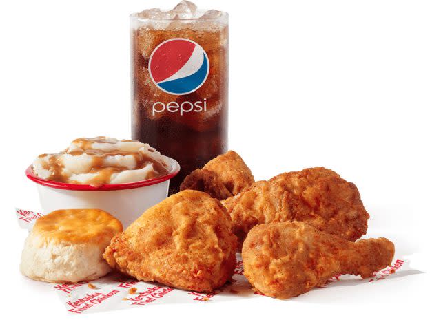 kfc 4 piece chicken combo meal