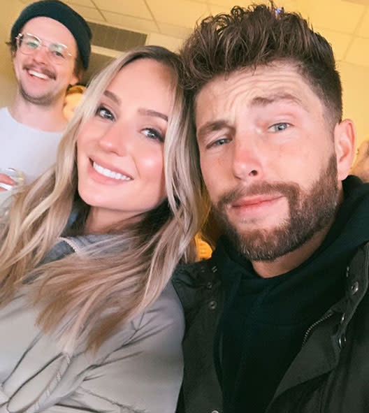 From left: Lauren Bushnell and Chris Lane | Lauren Bushnell Instagram