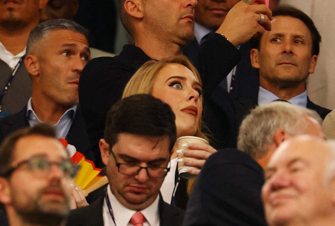 Adele fiebert in Dortmund mit den Engländern mit. (Bild:Reuters)