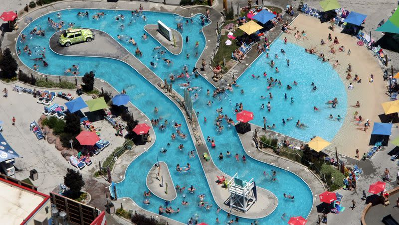 Swimmers beat the heat at Cowabunga Bay Water Park in Draper on Thursday, June 27, 2013. The water park is among the best in the West.