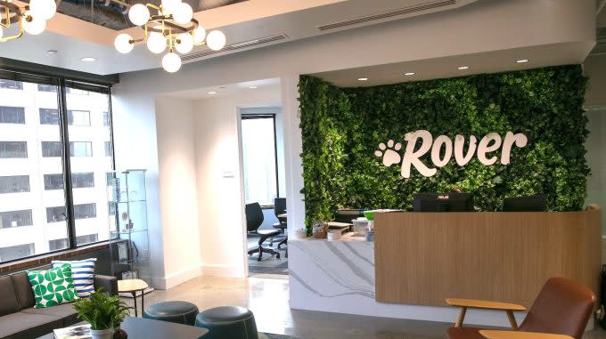 Rover.com main lobby in Seattle, Washington.