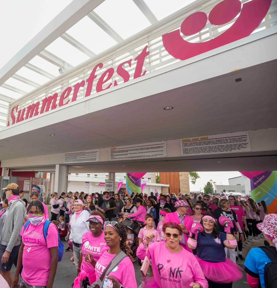 91. Designed by Noel Spangler and Richard D. Grant, the Smiley face logo has represented the Milwaukee's Summerfest music festival for over 50 years.