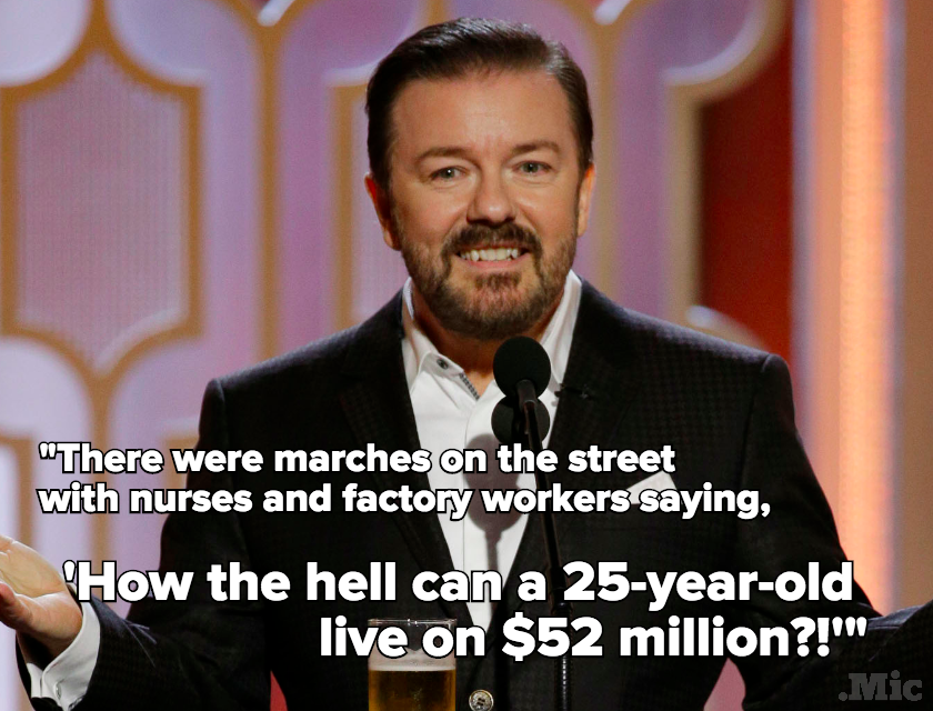 Ricky Gervais Made a Great Point About Equal Pay in Hollywood — In the Worst Possible Way