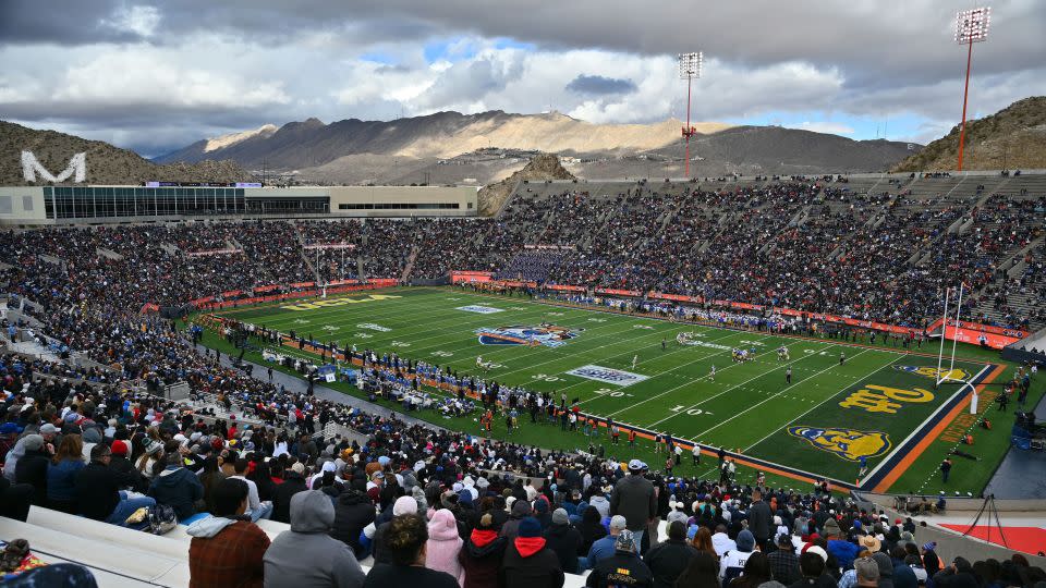Fans watch the UCLA Bruins against the Pittsburgh Panthers at Sun Bowl Stadium in El Paso, Texas, in December. - Sam Wasson/Getty Images