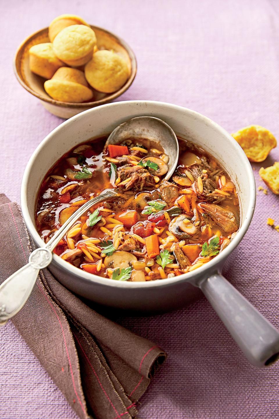Beef-and-Orzo Soup