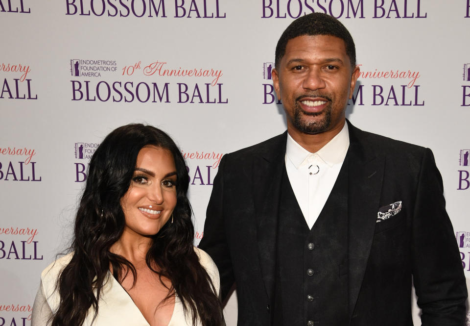 Jalen Rose defended his wife Molly Qerim following an inappropriate comment LaVar Ball made to Qerim while live on the air. (Photo by Dimitrios Kambouris/Getty Images for Endometriosis Foundation of America )