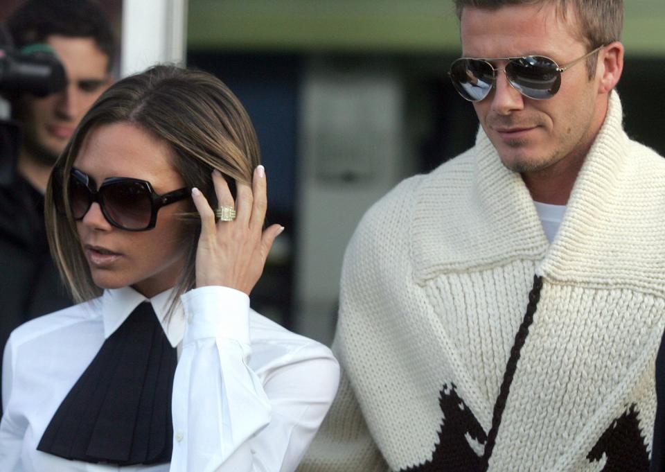 2006: Victoria Beckham and David Beckham