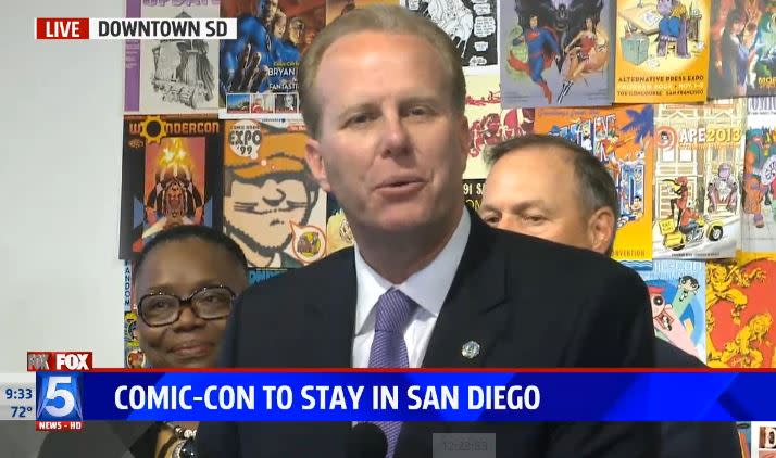 Kevin Faulconer Comic-Con