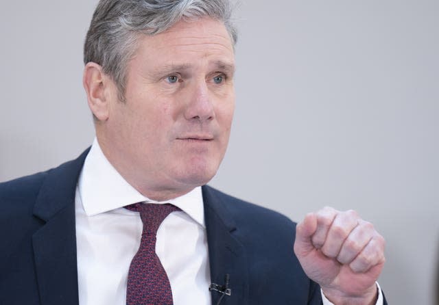 Labour leader Sir Keir Starmer