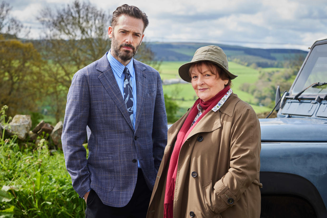 Brenda Blethyn and David Leon in Vera. (ITV)