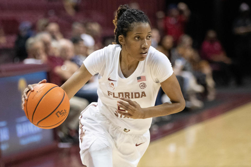 FSU guard Morgan Jones has scored in double figures in seven straight games and was named one of 30 candidates for the women's basketball Senior CLASS Award this week.