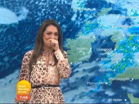 Laura Tobin on GMB (ITV)